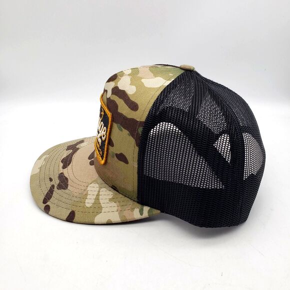 HERITAGE Barbecue Hat Snapback Camo Mesh Baseball Cap San Juan Capistrano BBQ - Picture 4 of 7